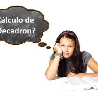 como fazer calculo de decadron